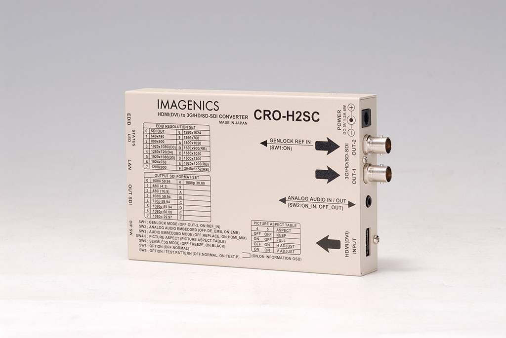 【未使用】IMAGINICS HDMI to SDI変換器 CRO-H2SC